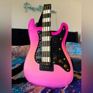 Betsey Johnson Guitar Crossbody Purse